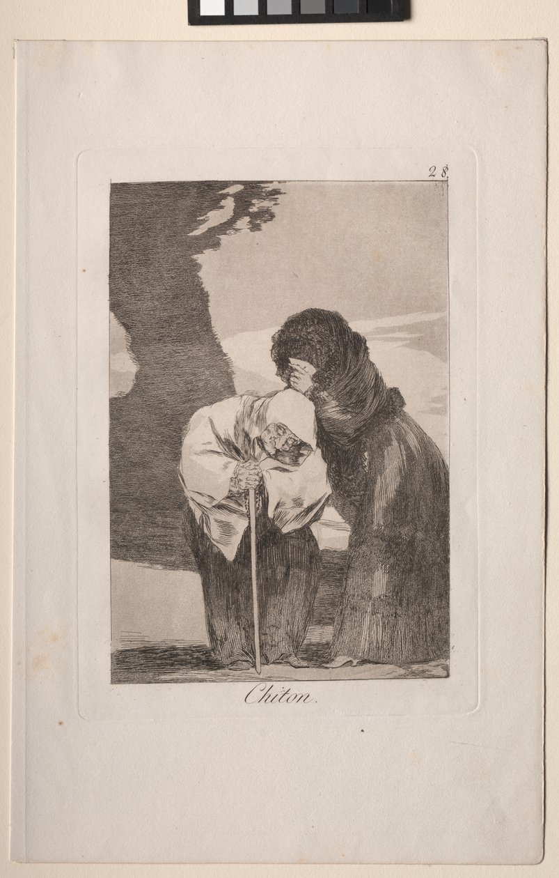 Caprichos: Silenzio! da Francisco de Goya