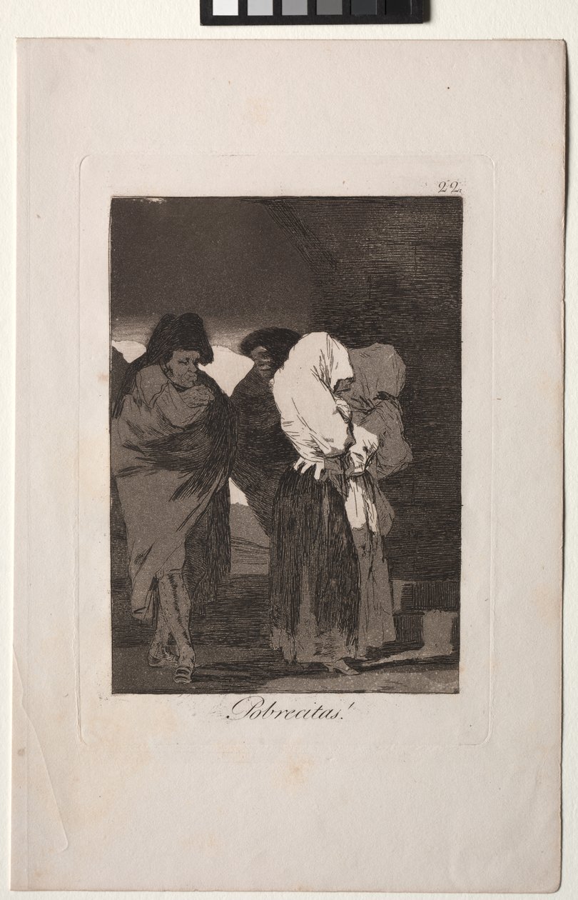 Caprichos: Povere Bambine! da Francisco de Goya