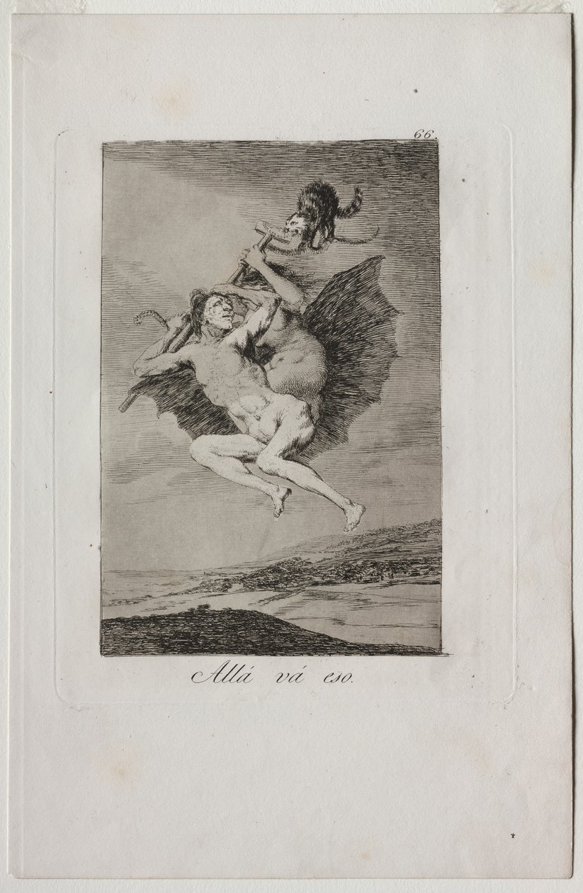 Capricci: Eccolo Che Va. da Francisco de Goya