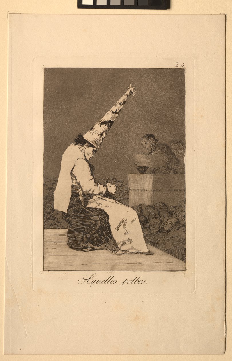 Capricci: Quelle macchie di polvere da Francisco de Goya