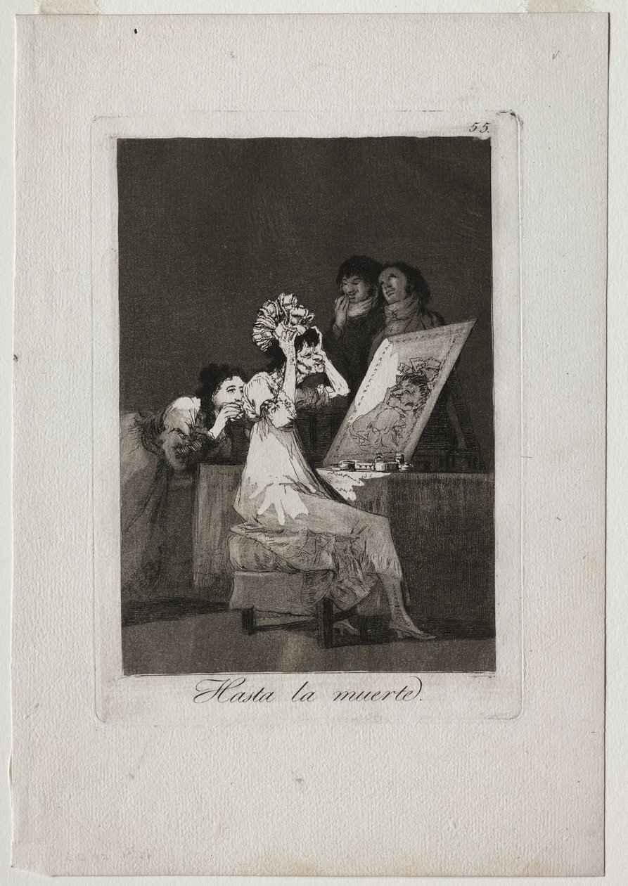 Caprichos: Fino alla morte, 1799 da Francisco de Goya