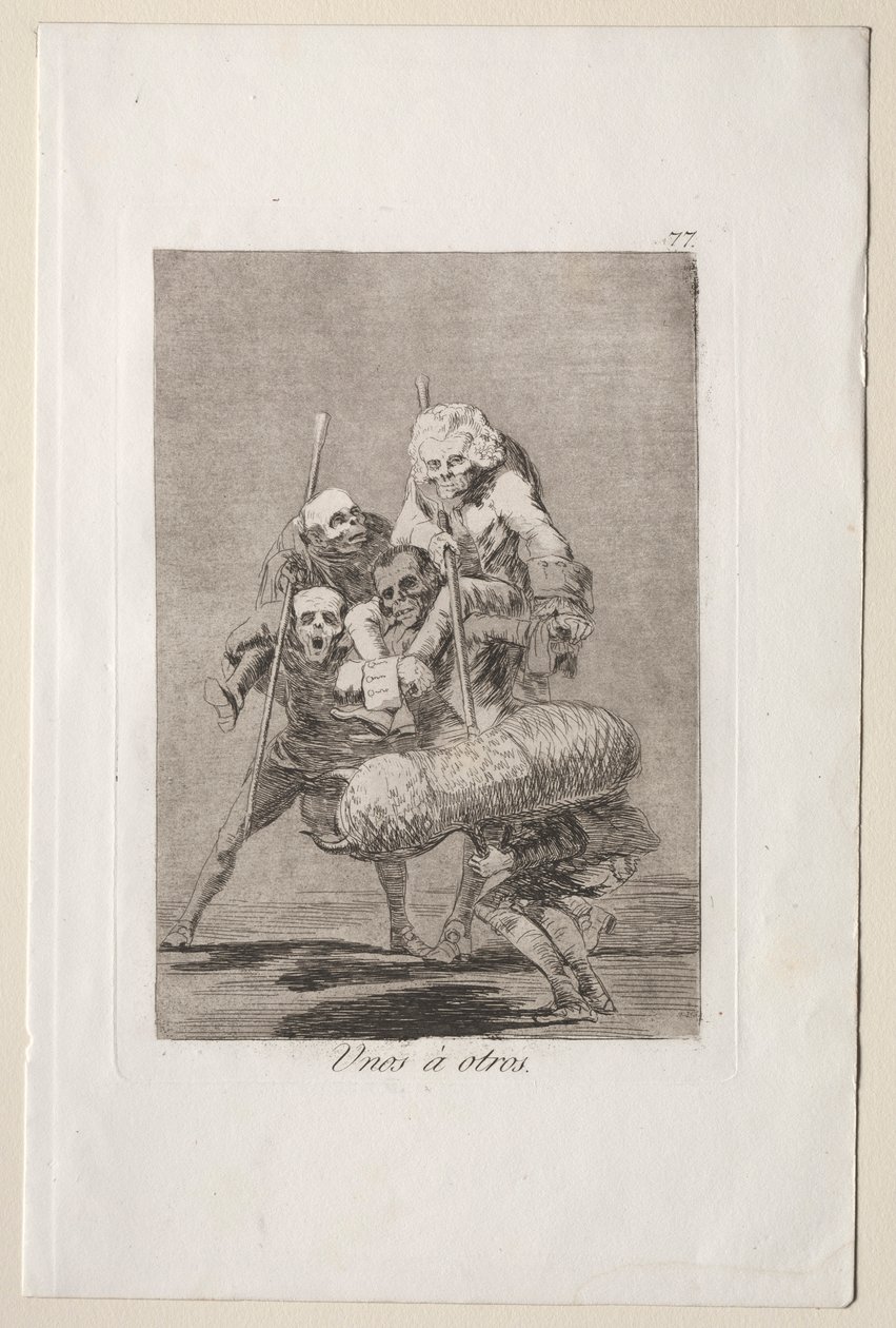 Caprichos: Cosa si fa a un altro da Francisco de Goya