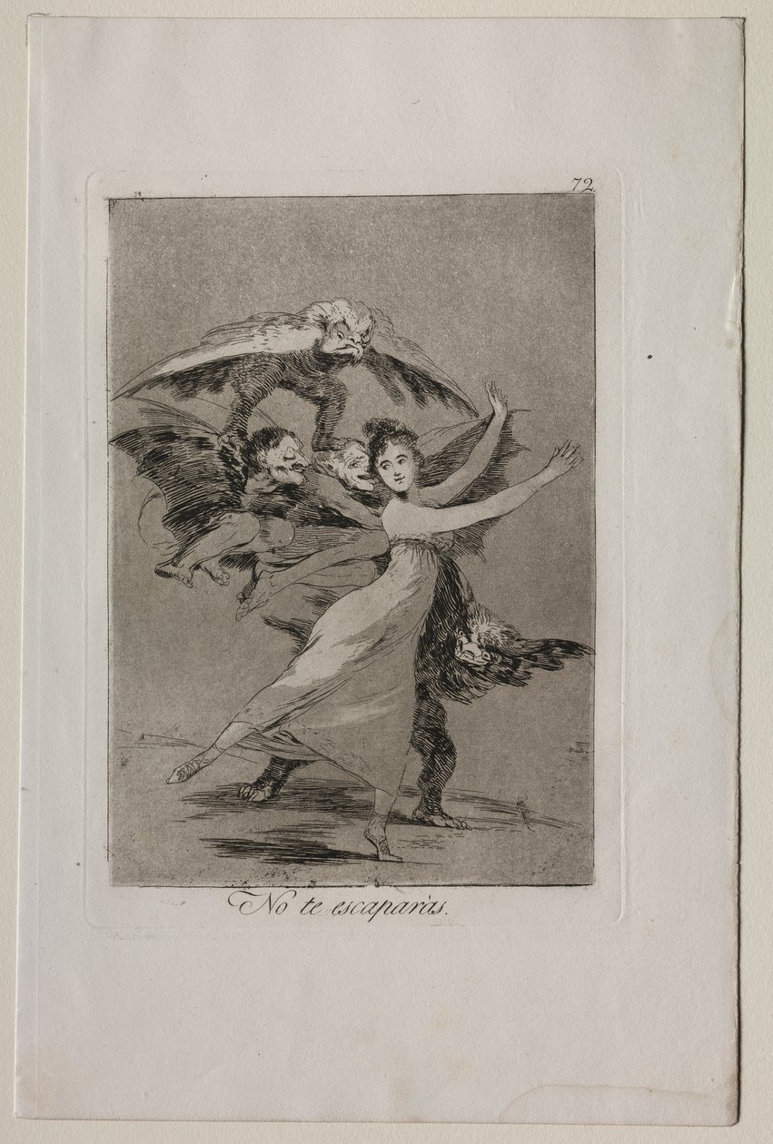 Caprichos: Non scapperai da Francisco de Goya