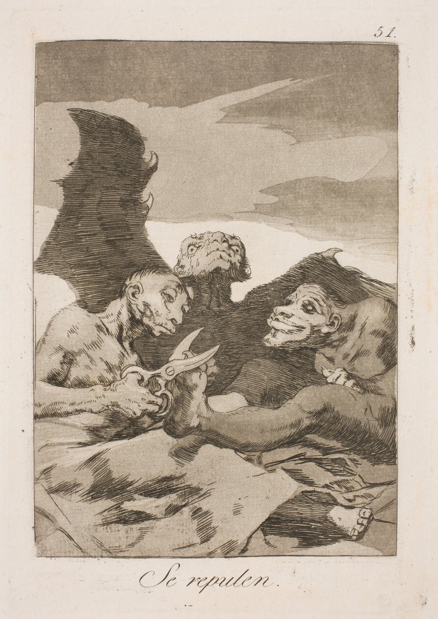 Si fanno la toilette da Francisco de Goya