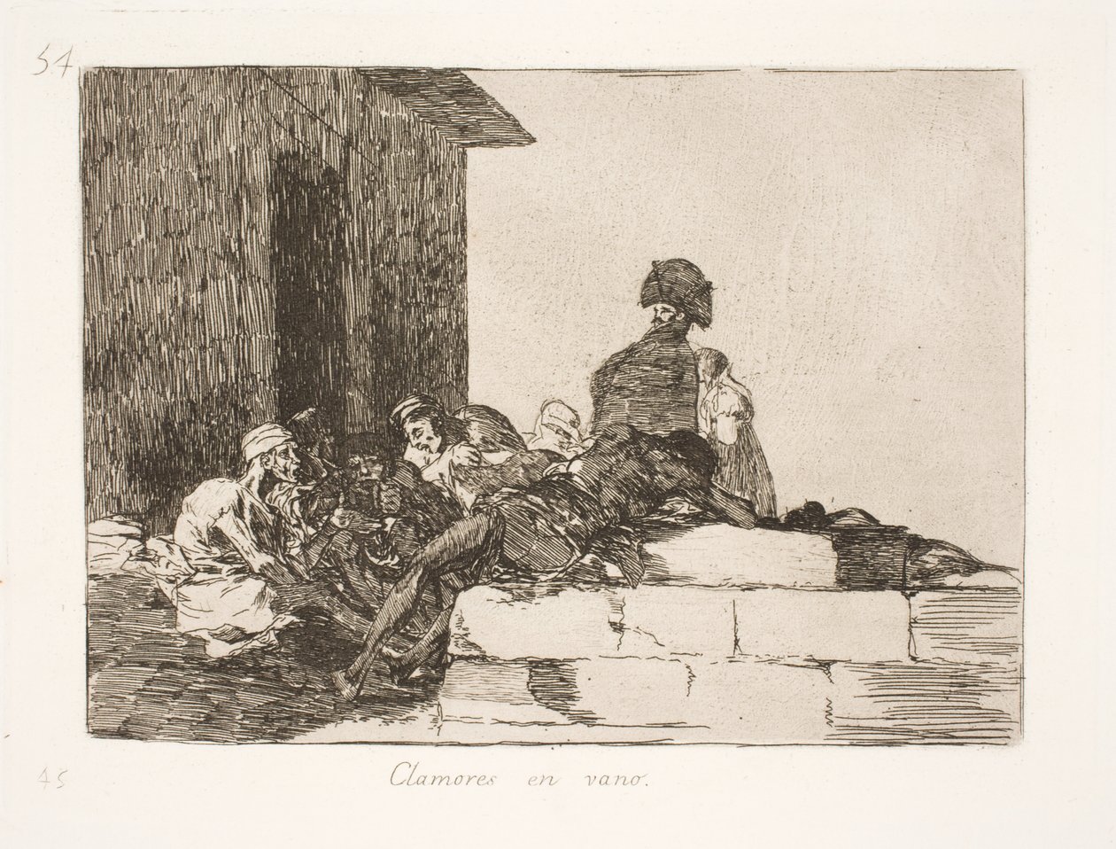 Lamento vano (54) da Francisco de Goya