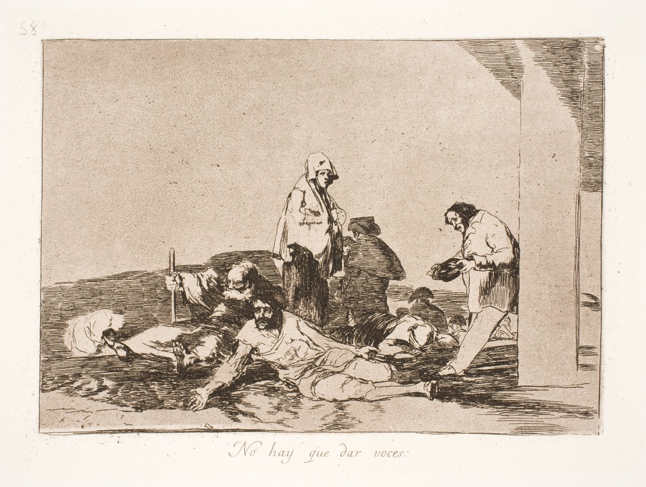 A cosa serve lamentarsi (58) da Francisco de Goya