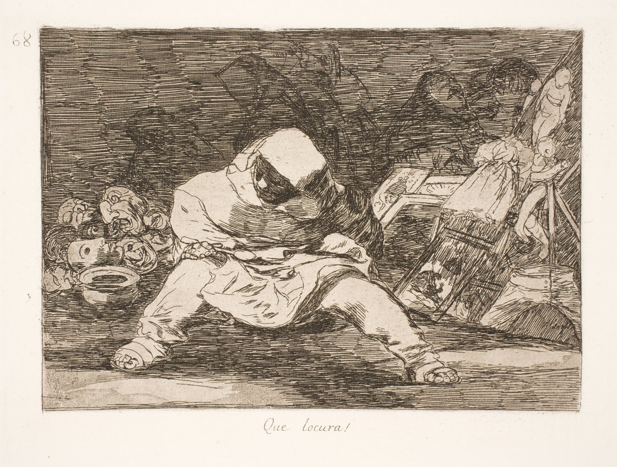 Che follia! (68) da Francisco de Goya