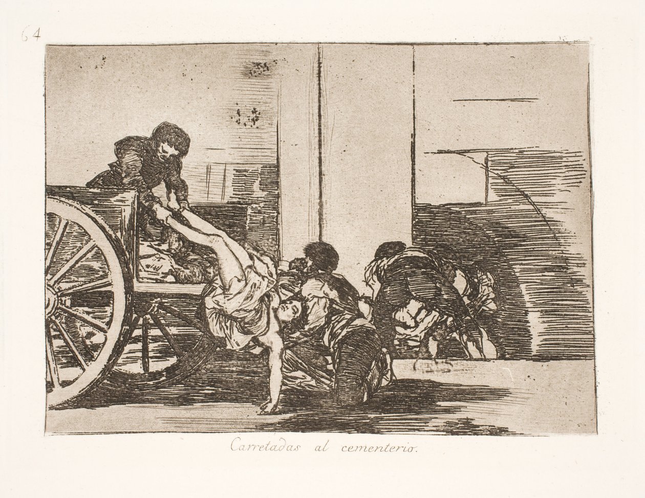 Portato al cimitero su un carro (64) da Francisco de Goya