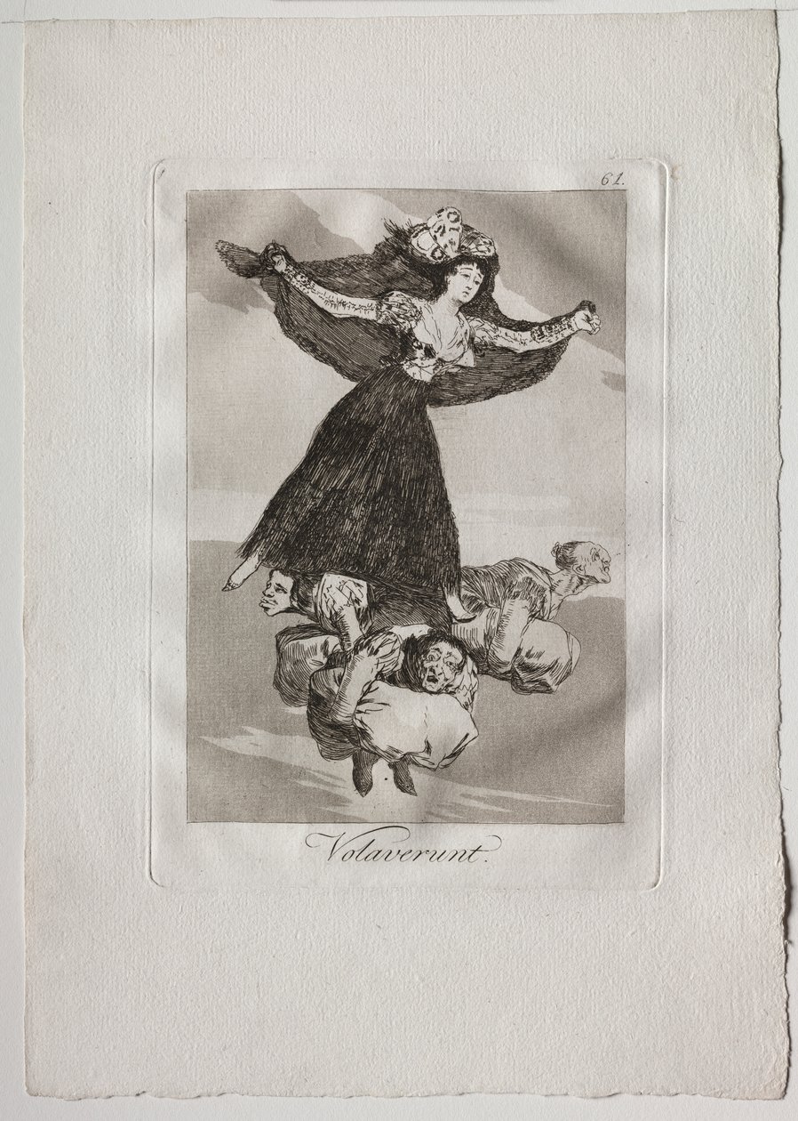Ochenta Caprichos: Volaverunt da Francisco de Goya