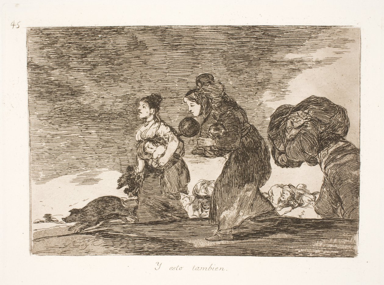 Anche questo (45) da Francisco de Goya