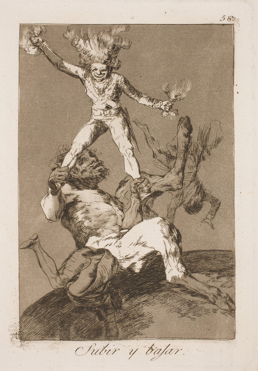 Su e giù da Francisco de Goya