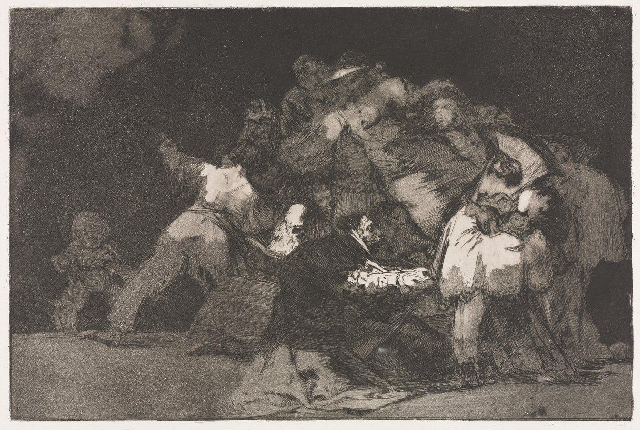 I proverbi: Follia generale da Francisco de Goya