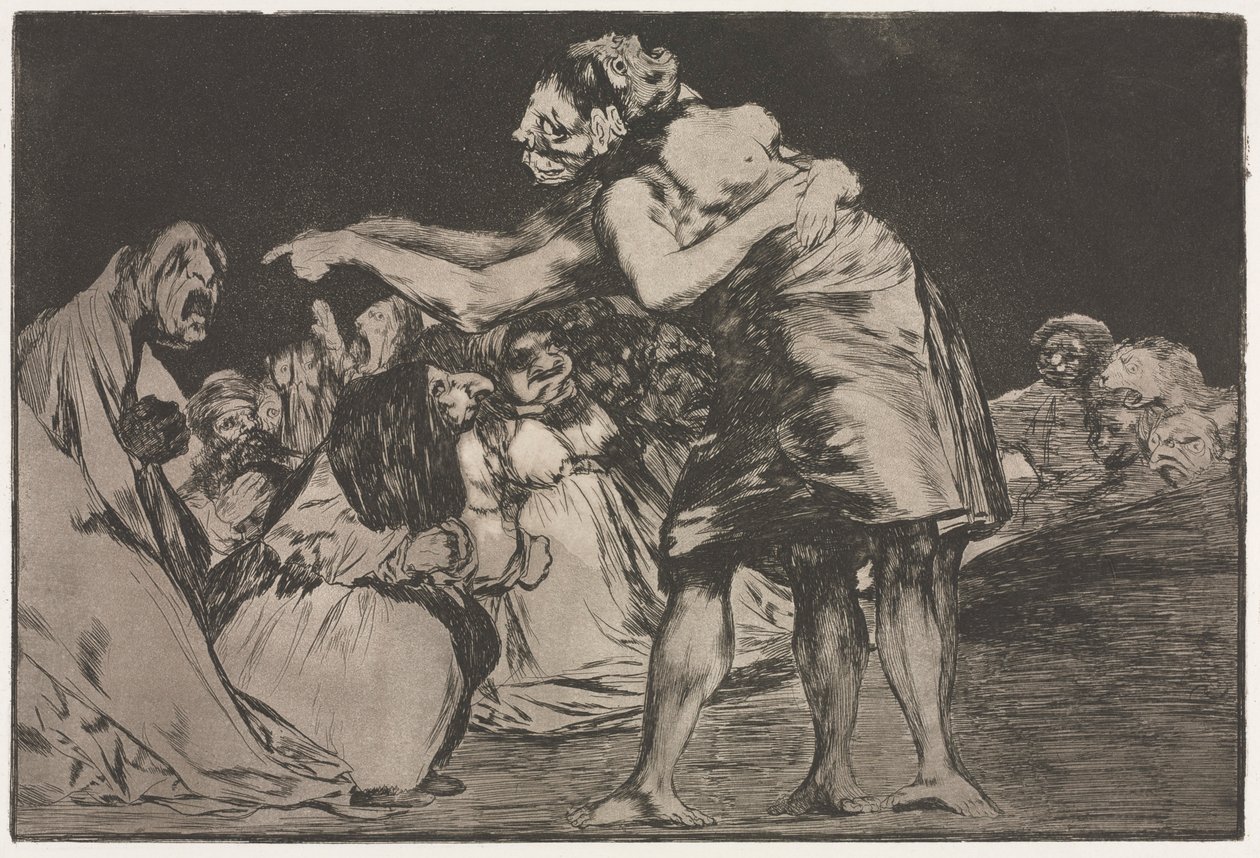 I proverbi: follia matrimoniale, 1864 da Francisco de Goya