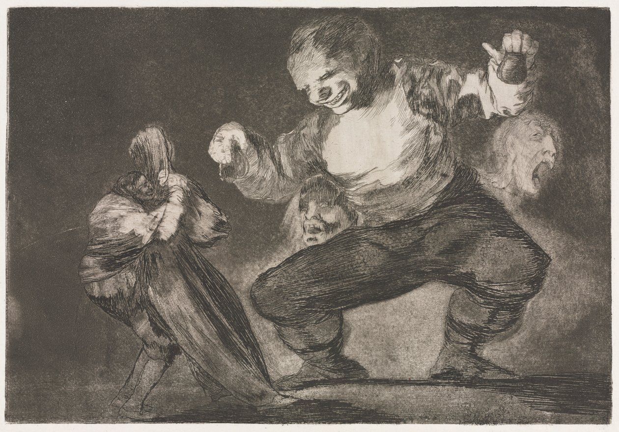 I proverbi: Sempliciotto, 1864 da Francisco de Goya