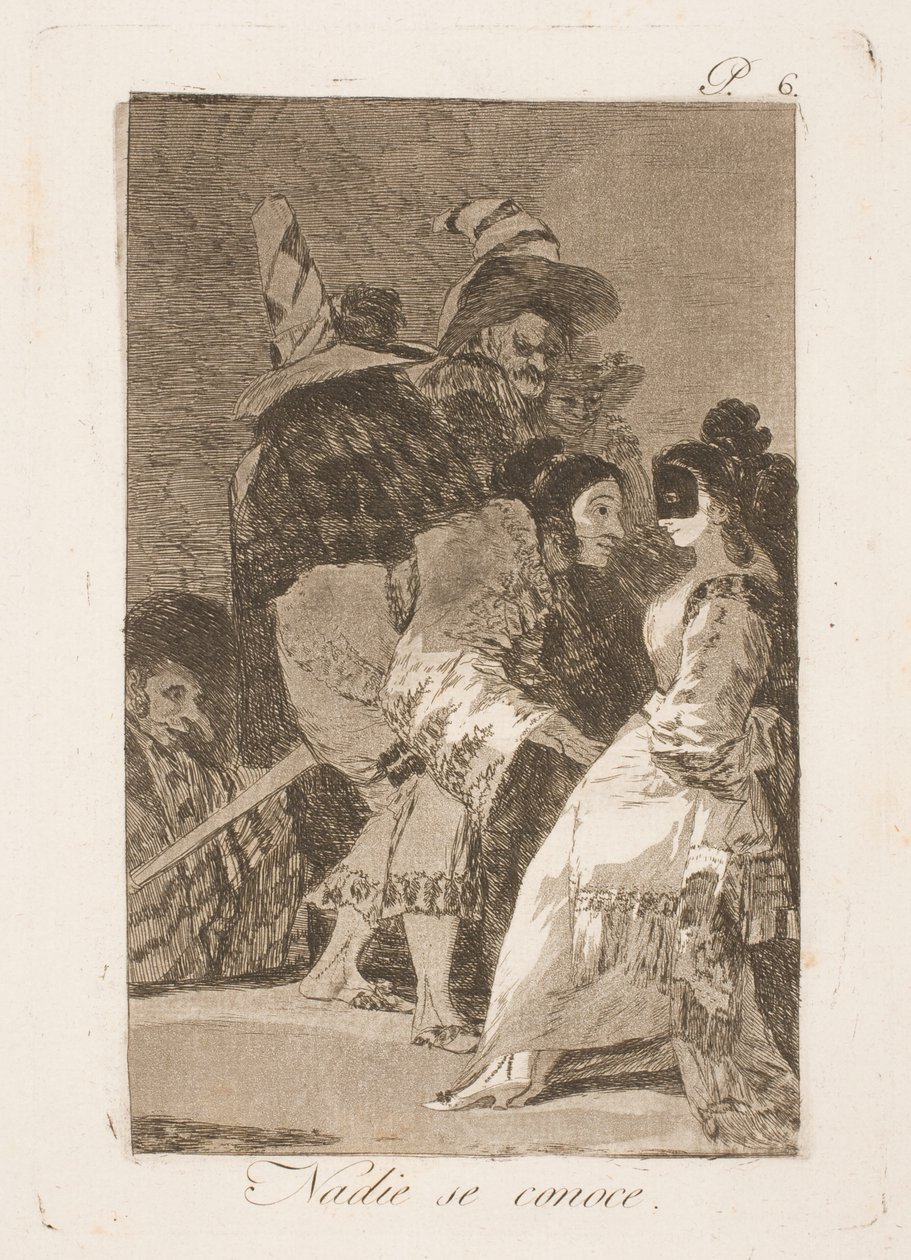 Non ci Conosciamo da Francisco de Goya