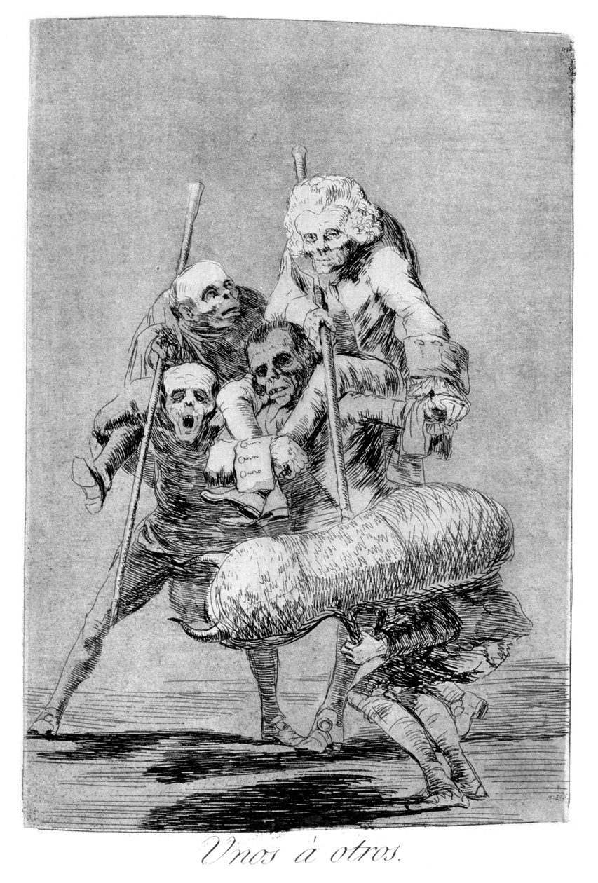 Cosa si fa a un altro, 1799 da Francisco de Goya