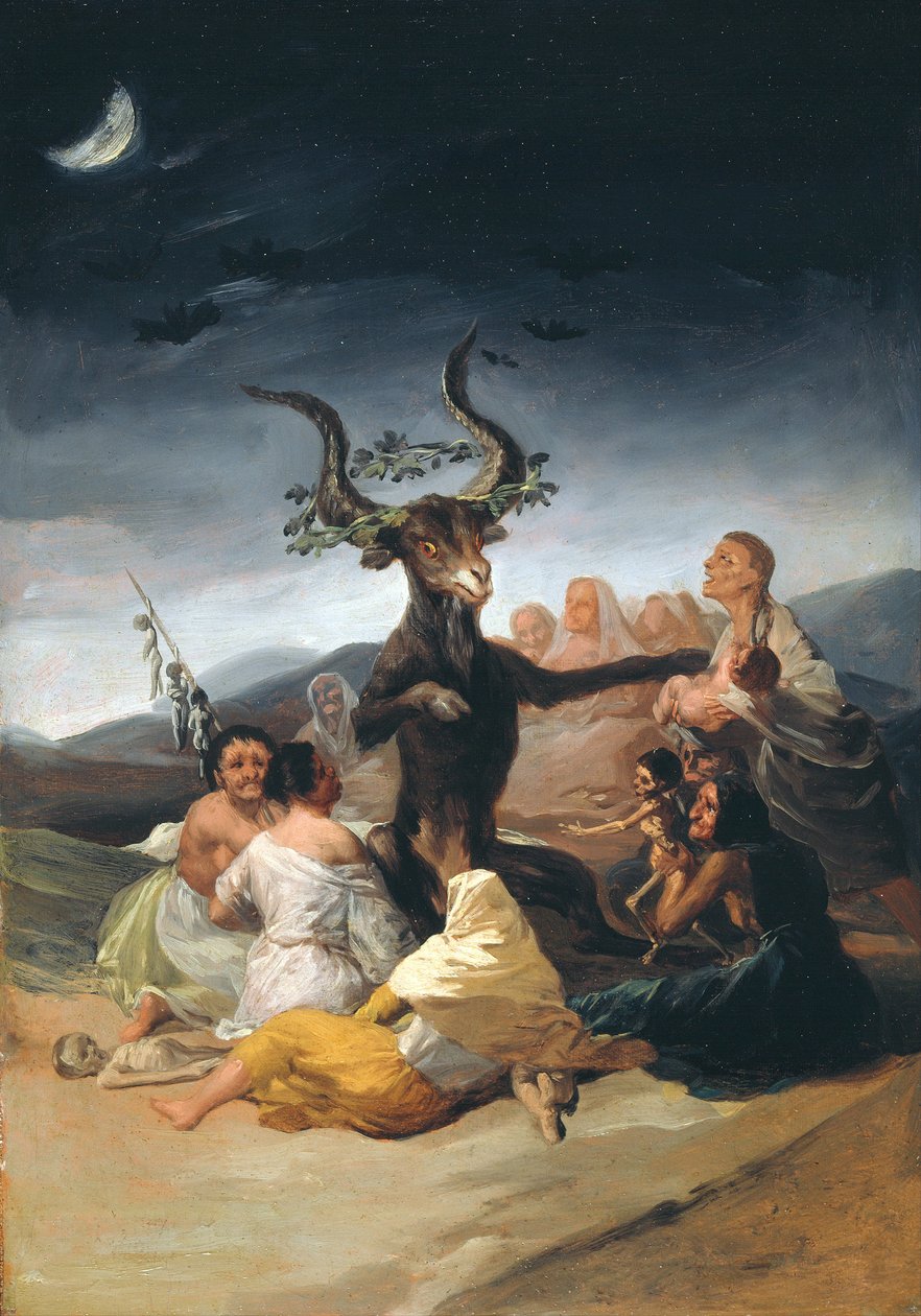 Sabba delle streghe, 1797-1798 da Francisco de Goya