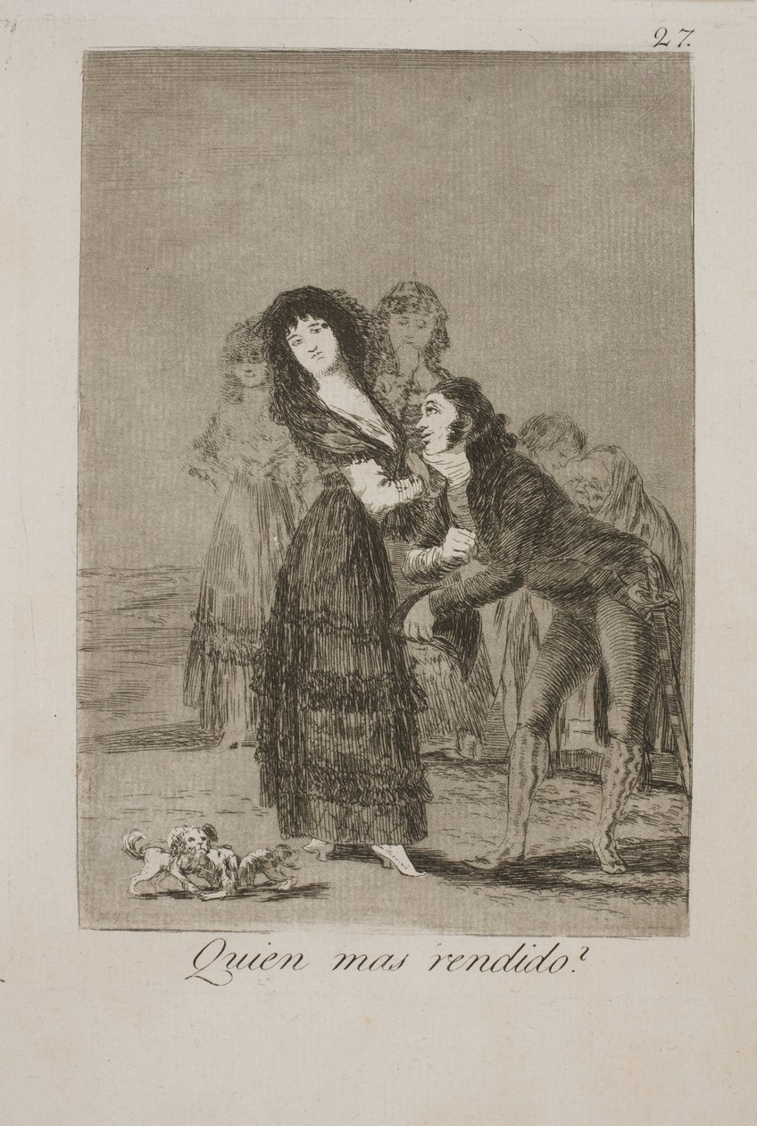 Umilissimo servitore da Francisco de Goya