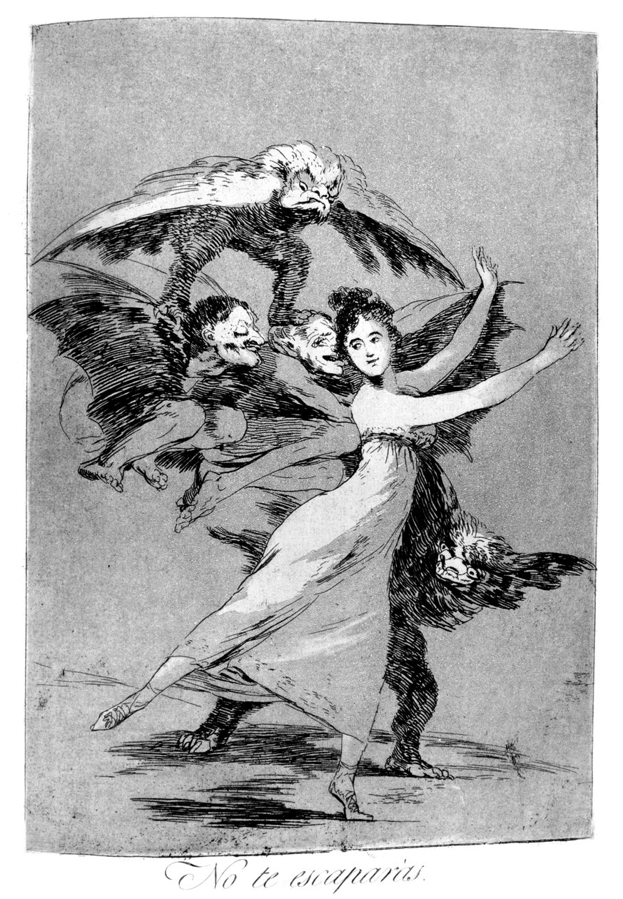 Non sfuggirai, 1799 da Francisco de Goya