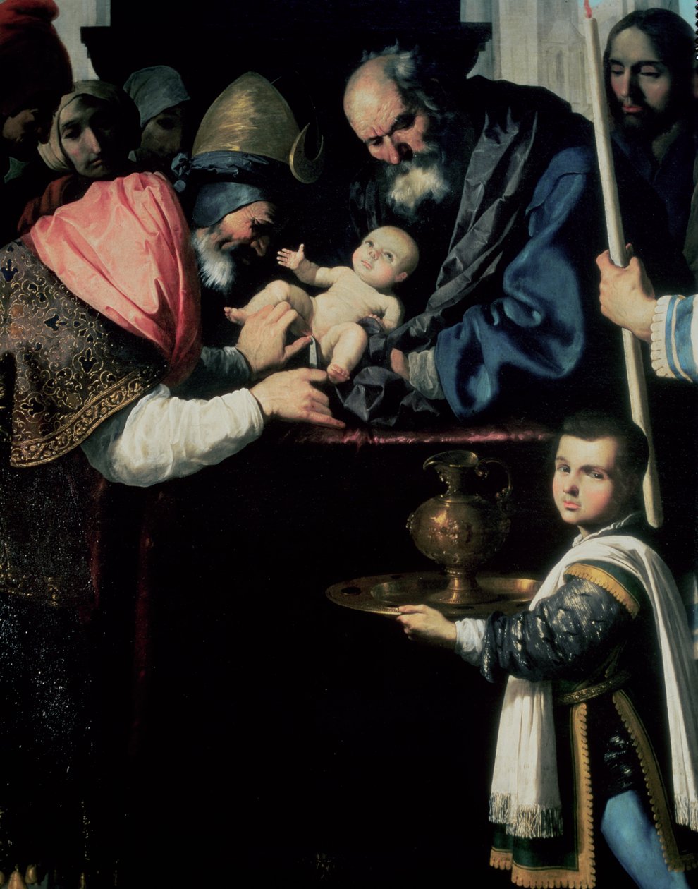 Circoncisione di Cristo (dettaglio) da Francisco de Zurbaran