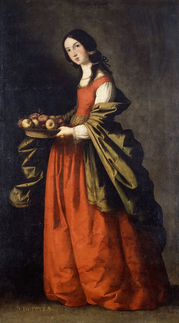 Santa Dorotea da Francisco de Zurbaran