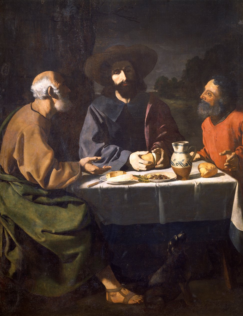 Cena in Emmaus da Francisco de Zurbaran