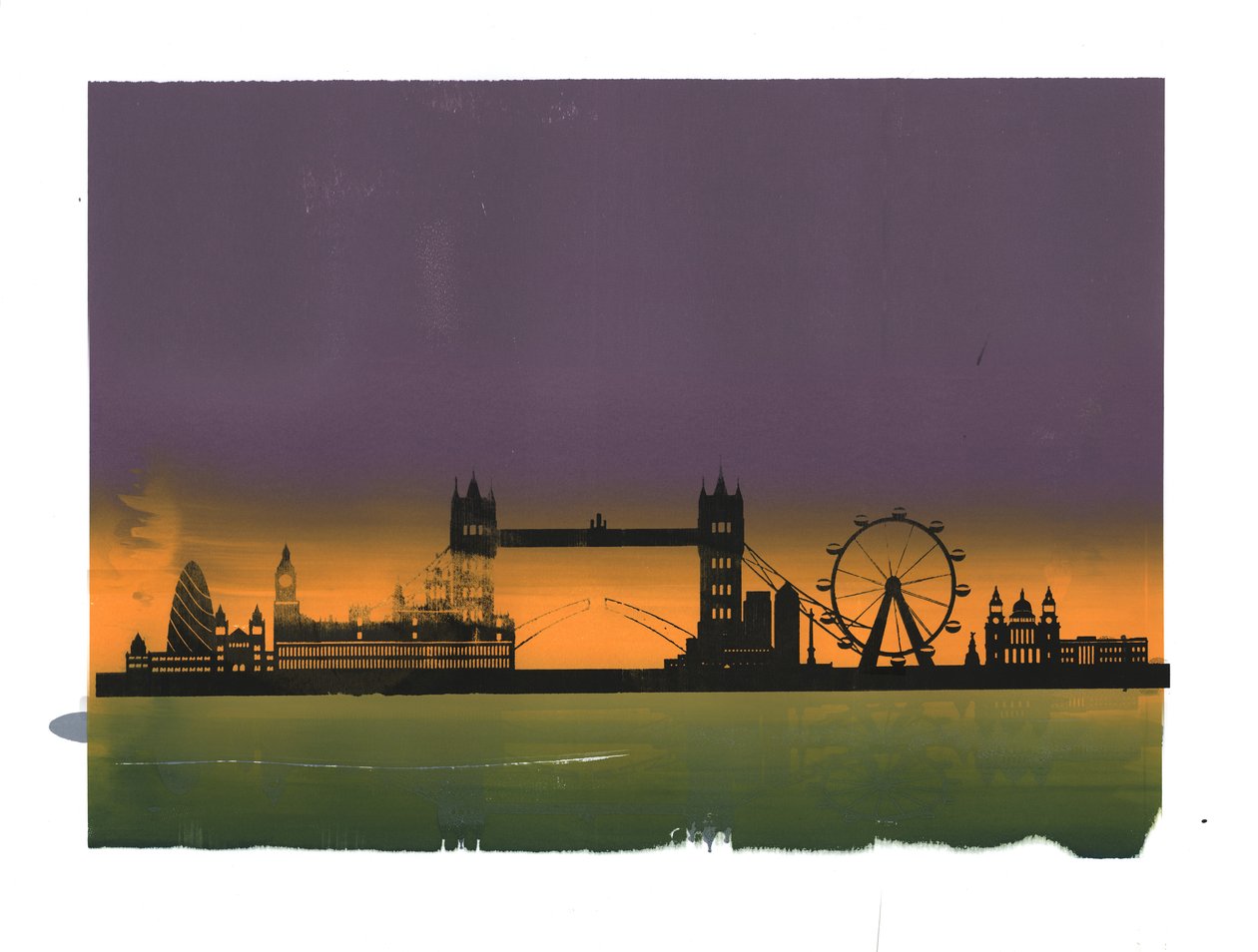 Tramonto su Londra da Francois Domain