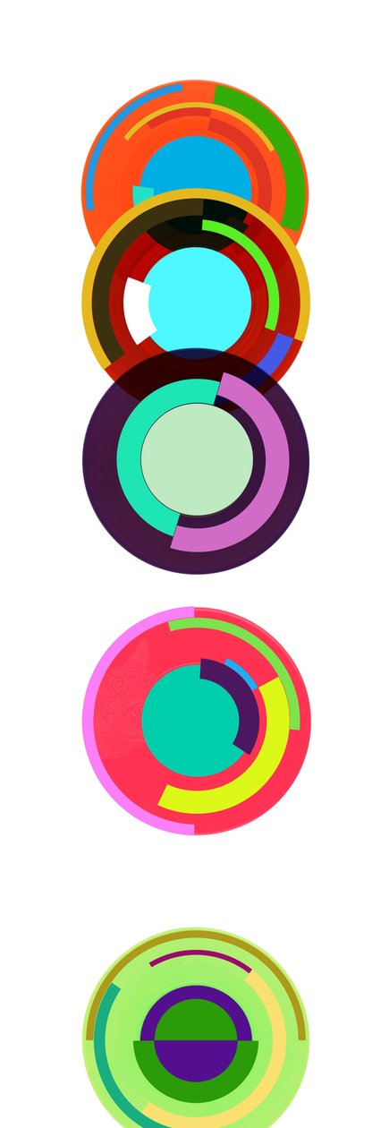 Totem (Tributo a Sonia Delaunay) da Francois Domain