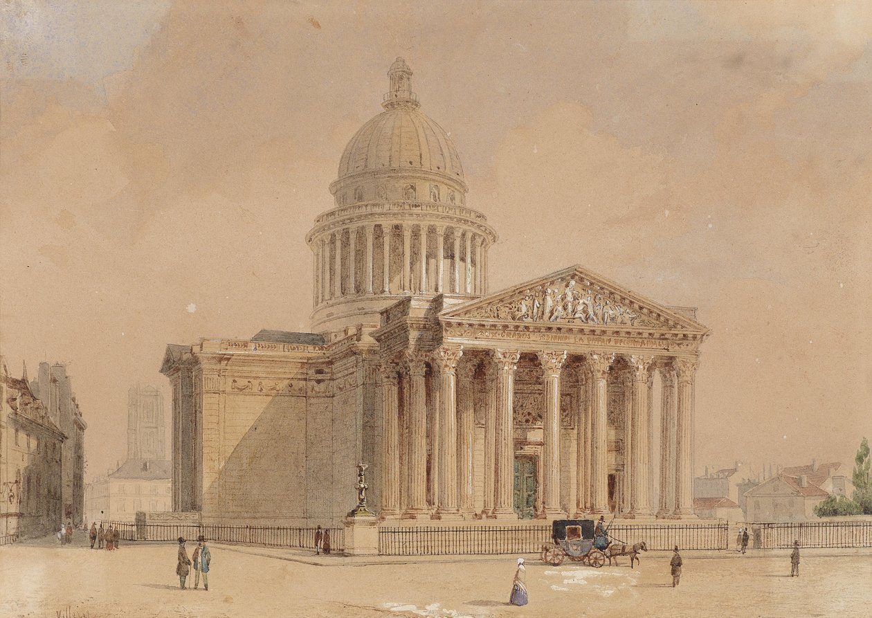 Pantheon di Parigi da Francois Etienne Villeret