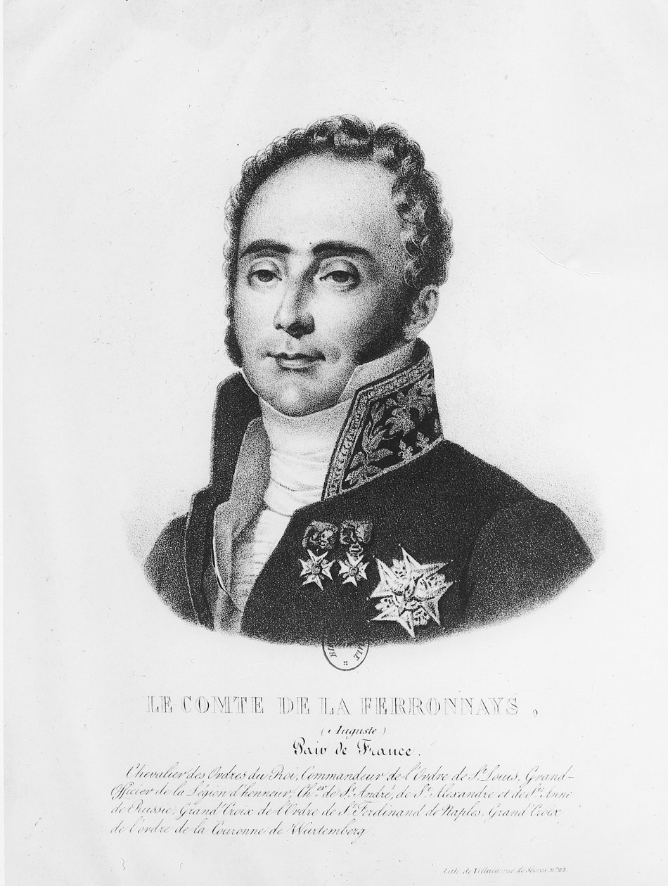 Conte Auguste de la Ferronays (1777-1842) da Francois Le Villain