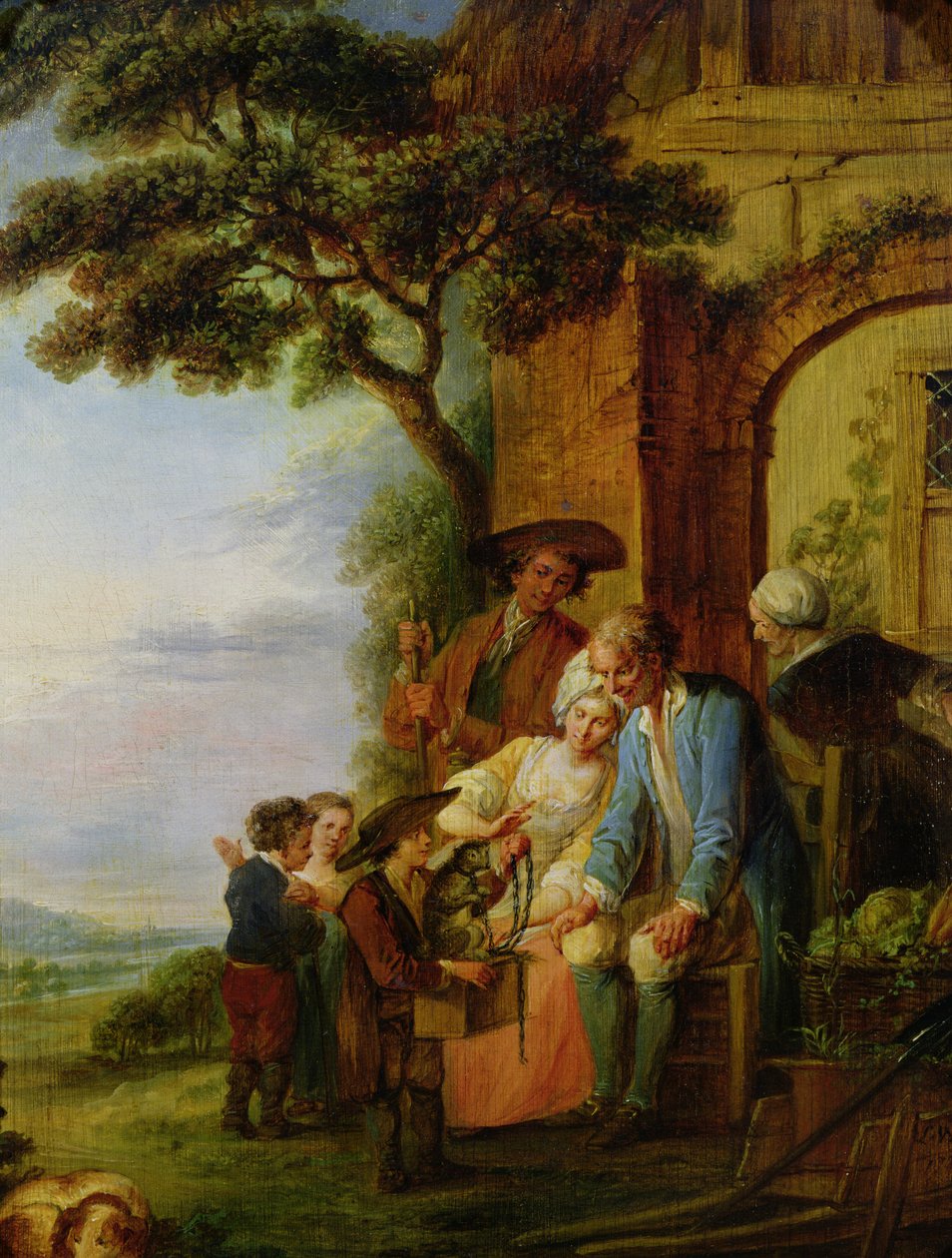 Il ragazzo della Savoia e la sua marmotta, 1783 da Francois Louis Joseph Watteau