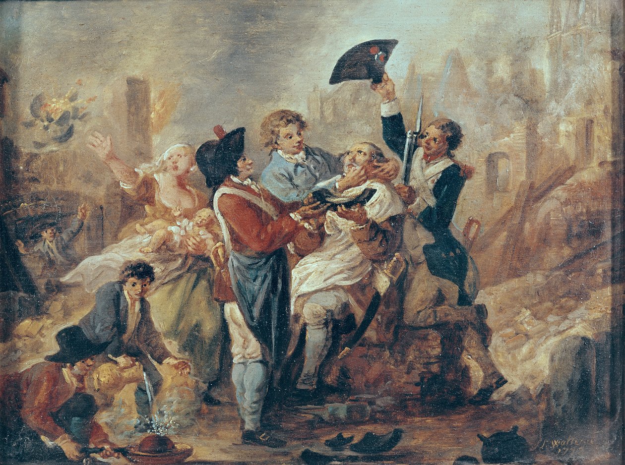 La Tazza da Barba di Lille, 1793 da Francois Louis Joseph Watteau