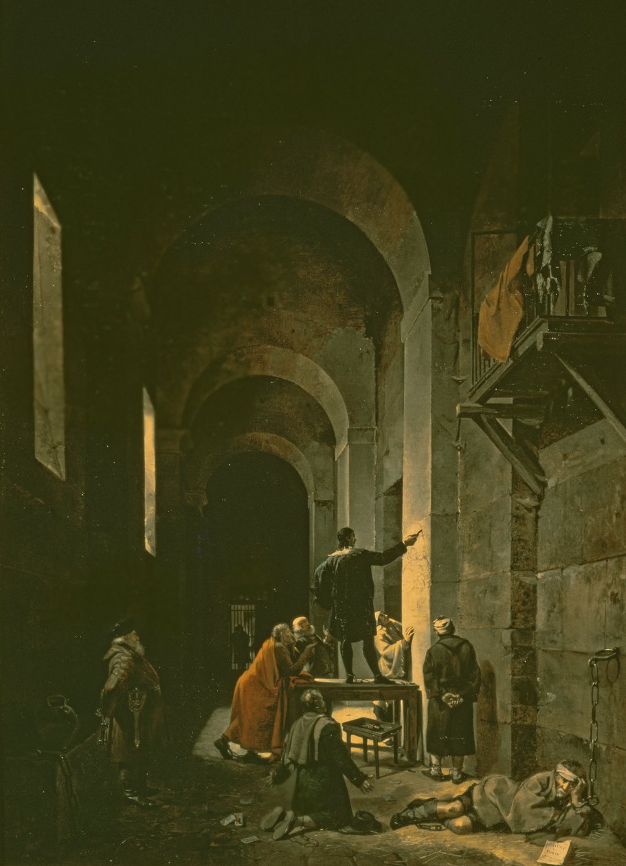 Jacques de Stella in prigione, 1810 da Francois Marius Granet