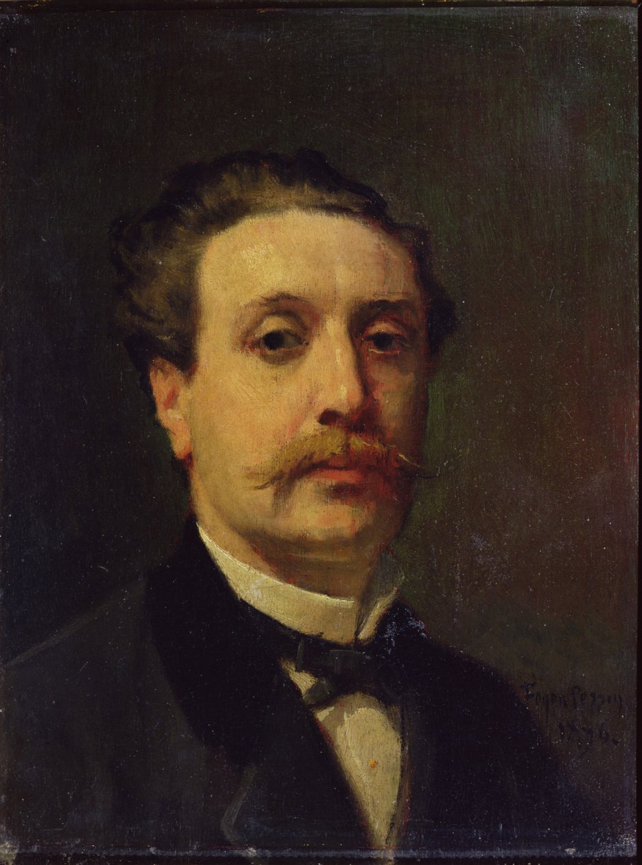 Ritratto di Guy de Maupassant (1850-93) da Francois Nicolas Augustin Feyen Perrin