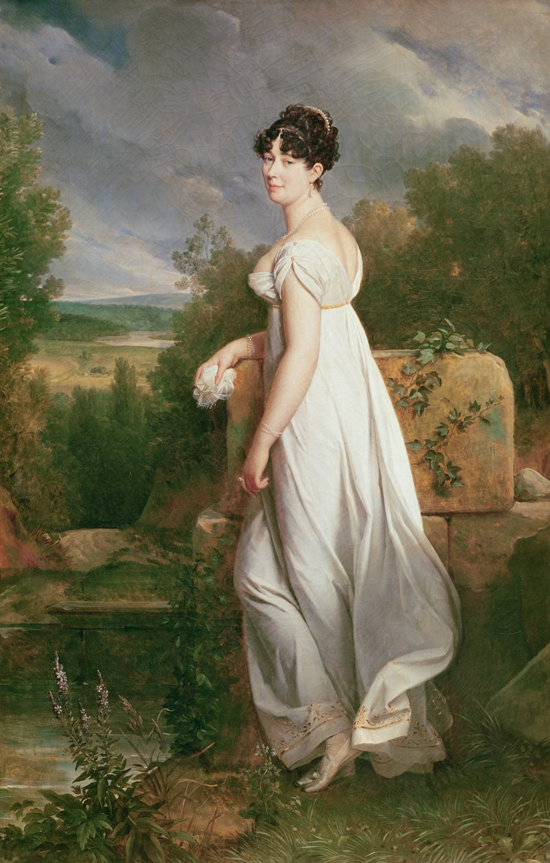 Ritratto a figura intera di Madame Visconti, moglie dell
