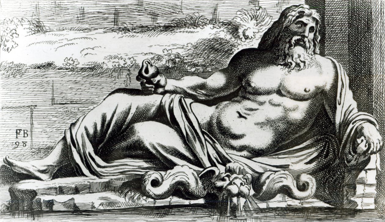 Nettuno, c.1653 da Francois Perrier