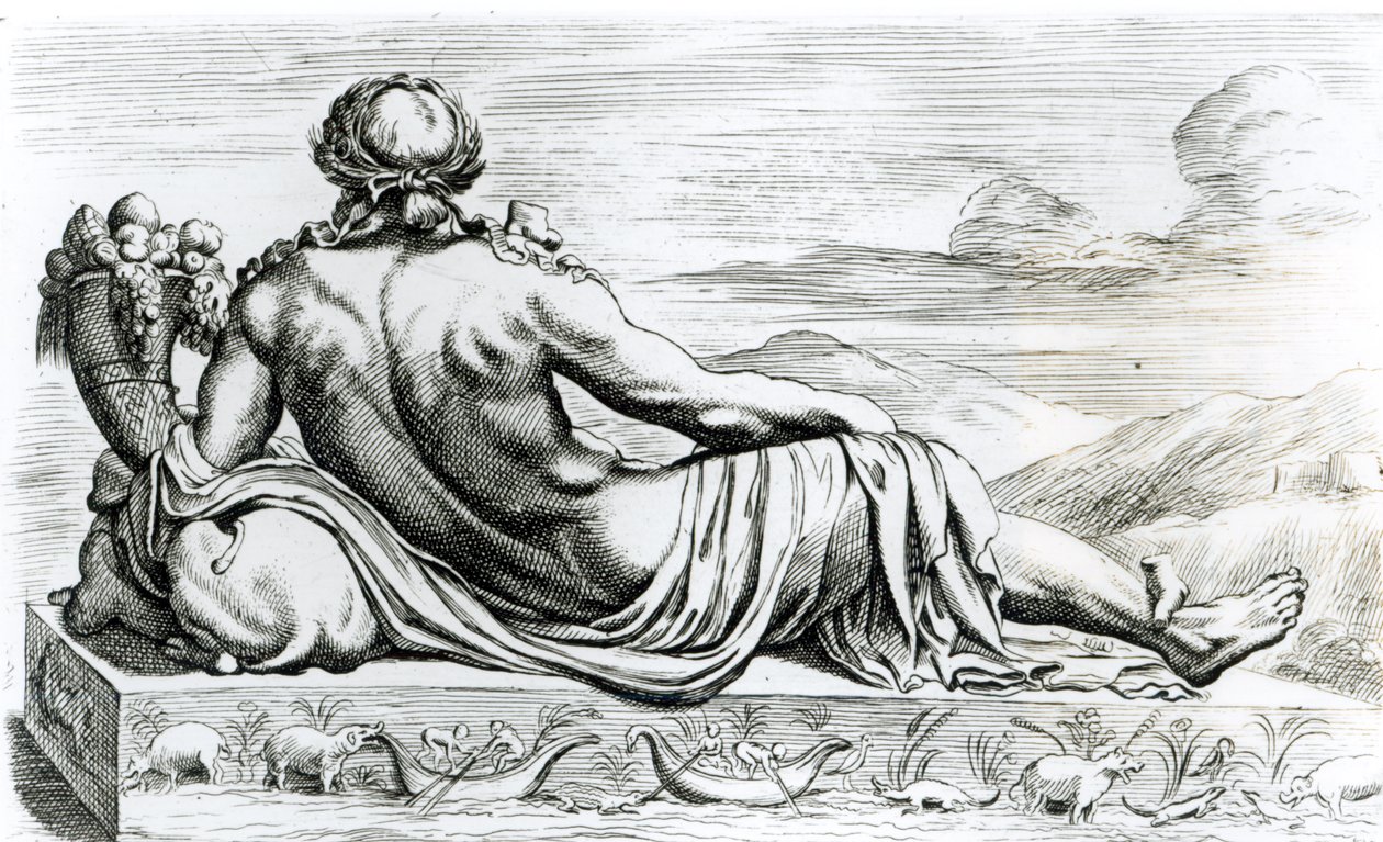 Fiume Nilo, c.1653 da Francois Perrier