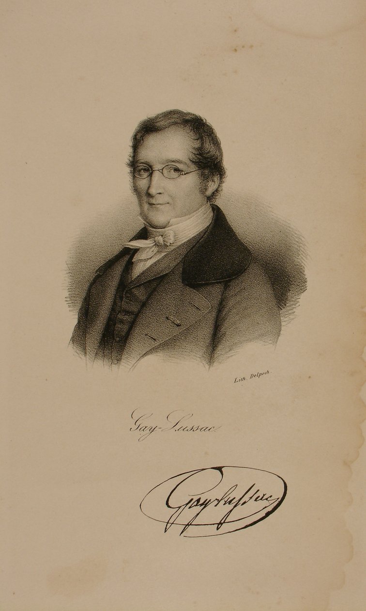 Louis Joseph Gay-Lussac (1778-1850) da Francois Seraphin Delpech
