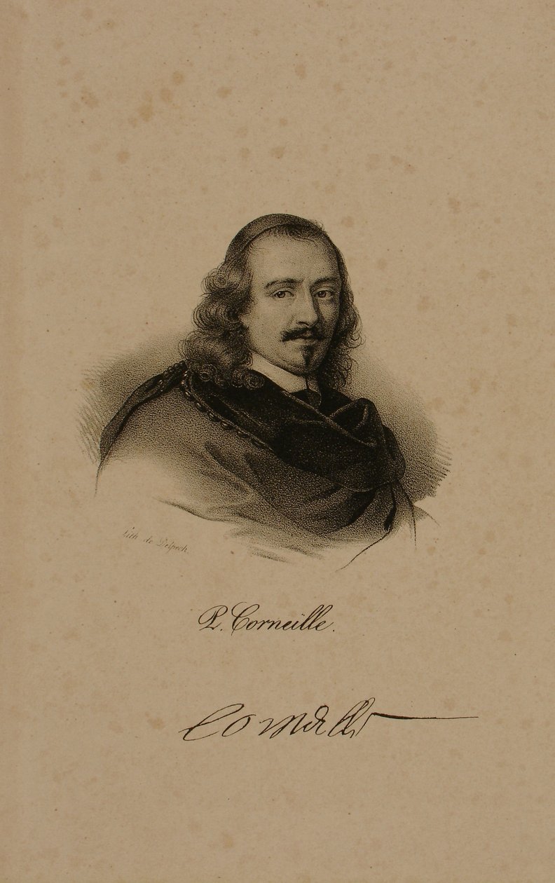 Pierre Corneille (1606-84) da Francois Seraphin Delpech