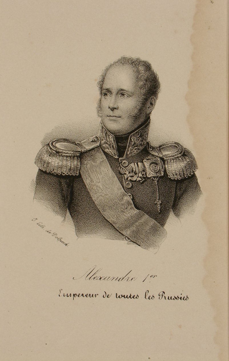 Ritratto di Alessandro I (1777-1825) da Francois Seraphin Delpech