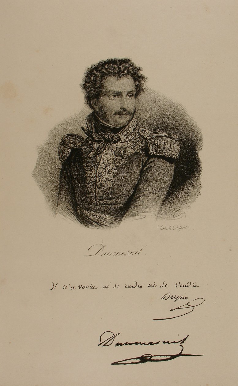 Ritratto del Barone Pierre Yriex Daumesnil (1777-1832) da Francois Seraphin Delpech