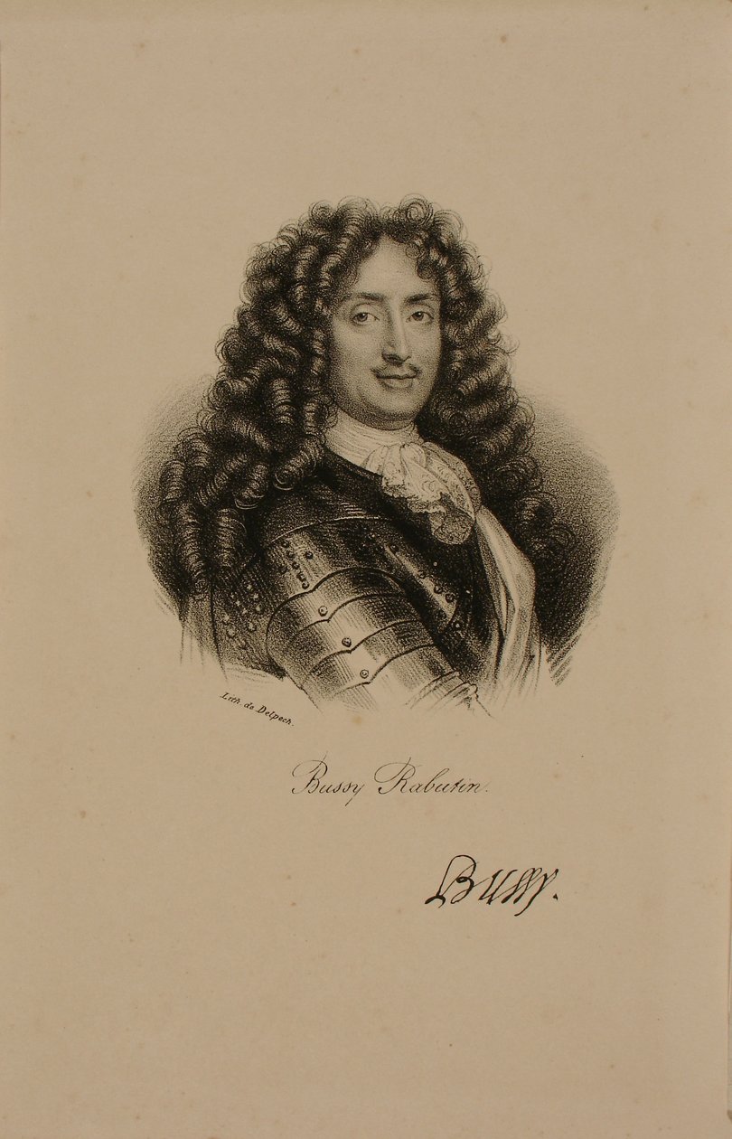 Ritratto del conte Roger Bussy de Rabutin (1618-93) da Francois Seraphin Delpech