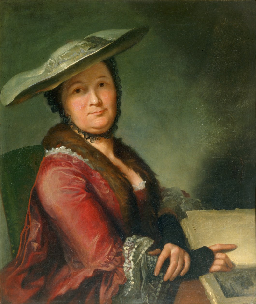 Madame Roubiliac, c.1760 da Francois Vispre