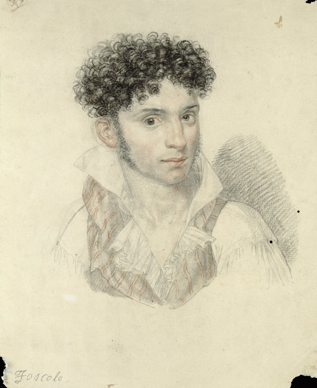 Ritratto di Ugo Foscolo (1778-1827) da Francois Xavier Fabre