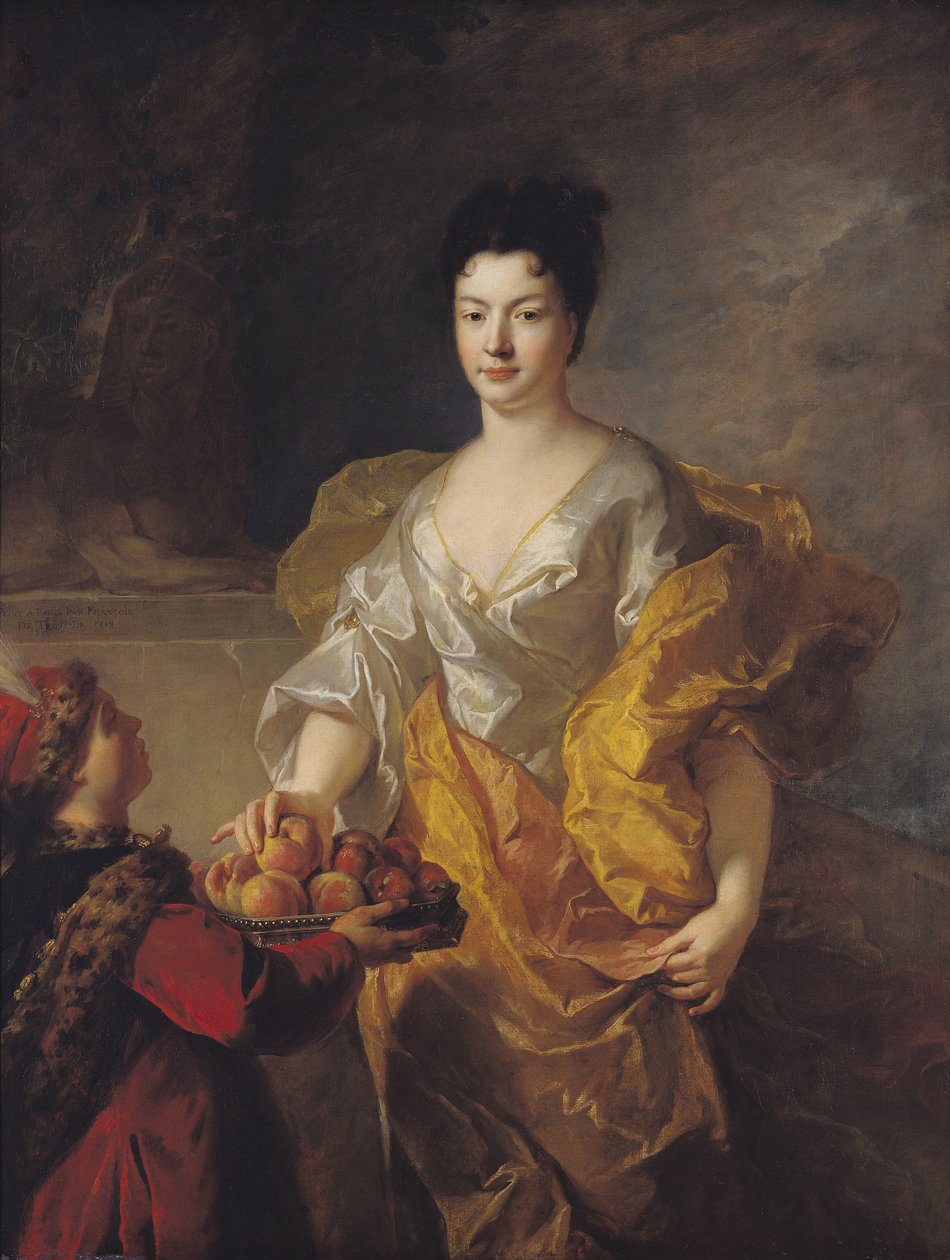 Anne-Marie de Bosmelet, Duchessa di La Force, 1714 da Jean François de Troy