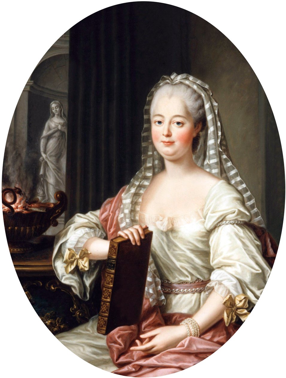 Jeanne Antoinette Poisson, Madame de Pompadour, c.1763 da Francois Hubert Drouais