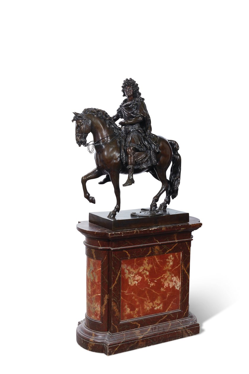 Luigi XIV a cavallo da Francois (after) Girardon