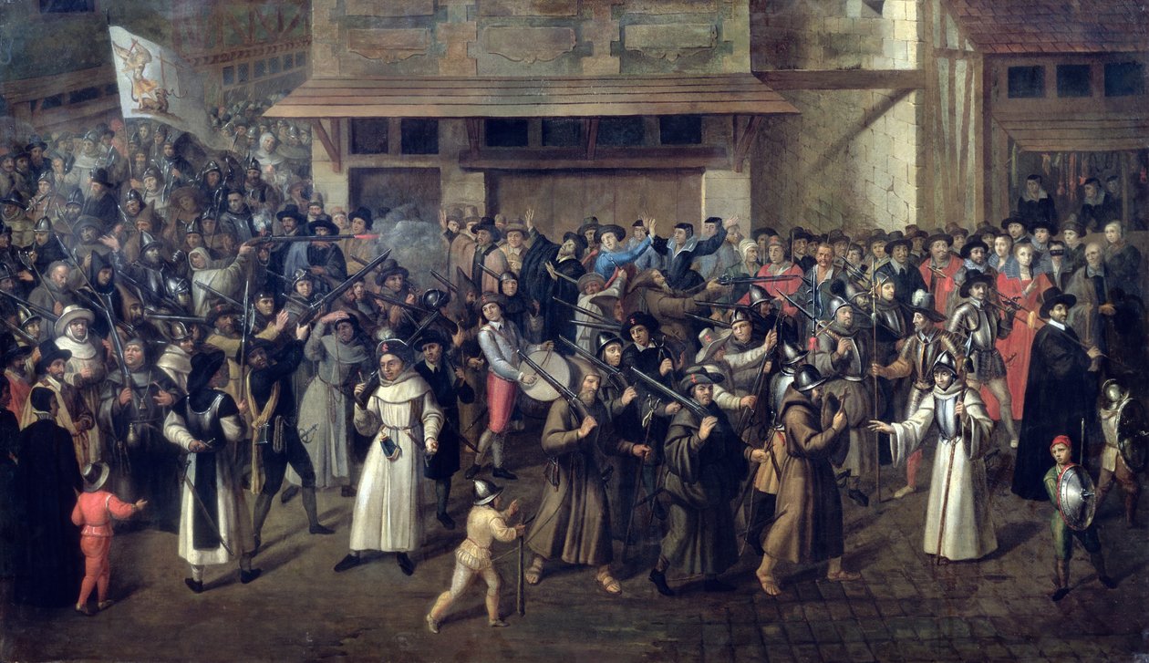 Processione della Lega Santa, c.1590-93 da Francois Bunel