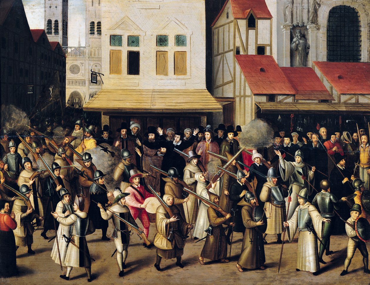 Processione della Lega Santa nel 1590 da Francois Bunel