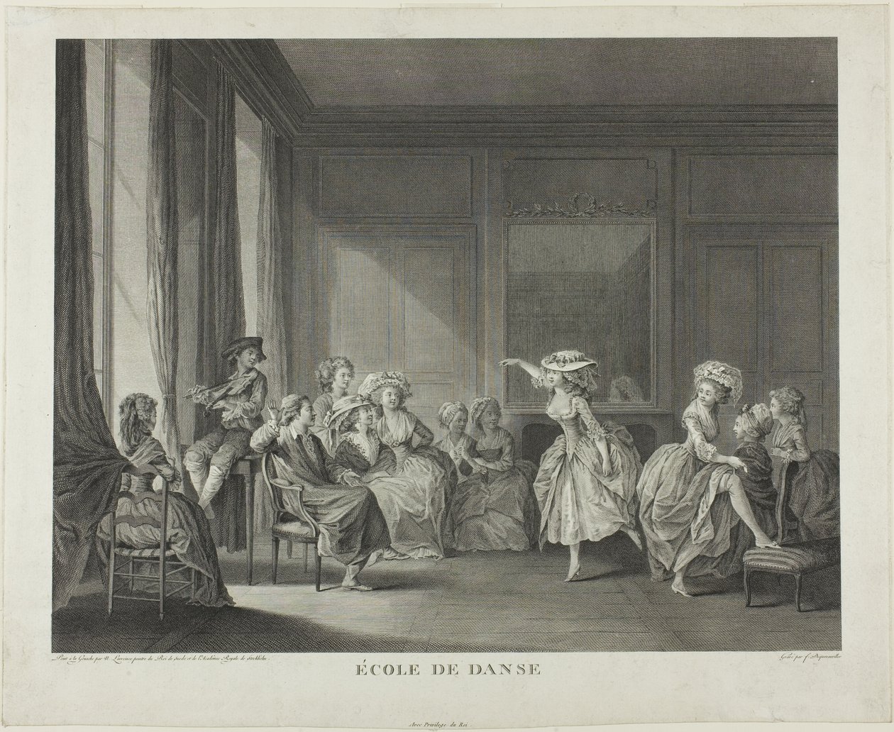 Scuola di danza da Francois Dequevauviller